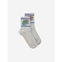 Bobo Choses | Hug Hairy Monster Short Socks Light Heather Grey