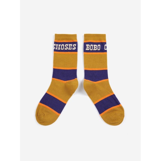 Bobo Choses | Bobo Choses Pop Stripes Long Socks Multicolor
