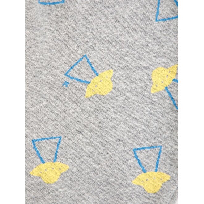 Bobo Choses | Pixel Abduction Baby Jogging Pants Light Heather Grey