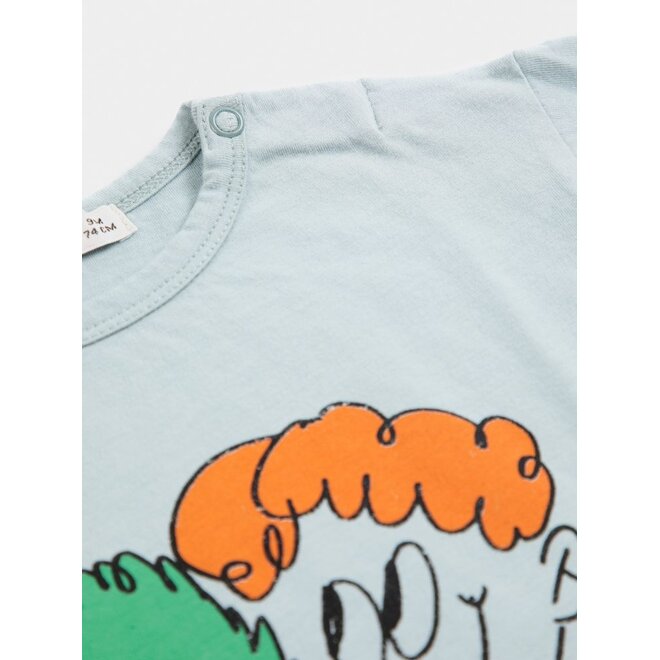 Bobo Choses | Hug Hairy Monster Baby Longsleeve Light Blue