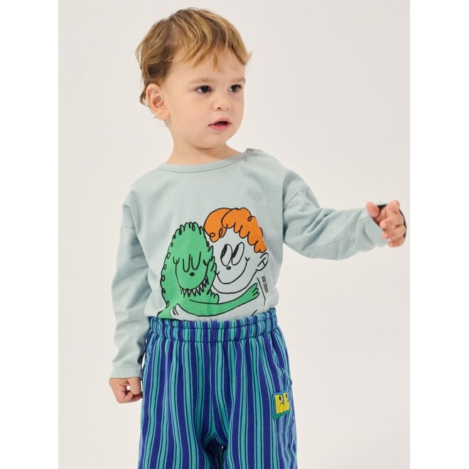 Bobo Choses | Hug Hairy Monster Baby Longsleeve Light Blue