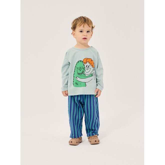Bobo Choses | Hug Hairy Monster Baby Longsleeve Light Blue