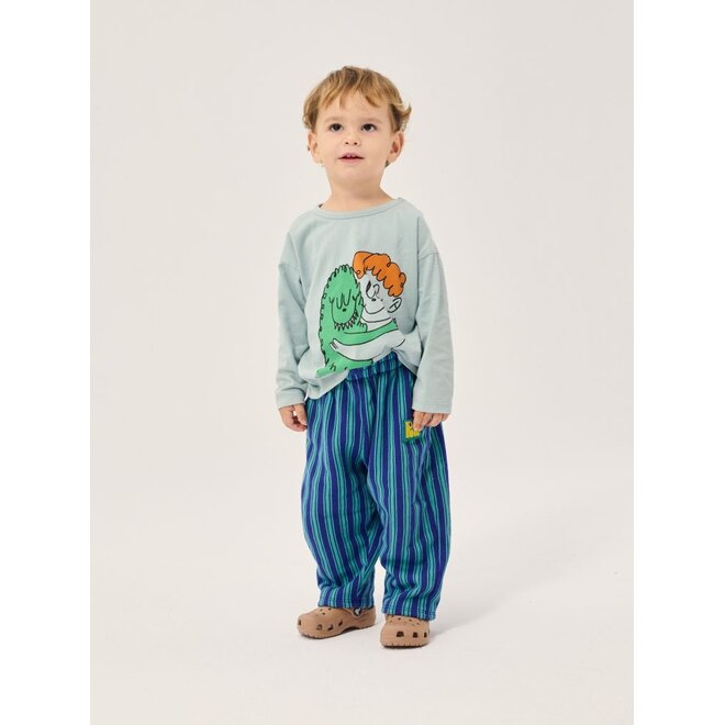 Bobo Choses | Hug Hairy Monster Baby Longsleeve Light Blue
