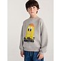 Bobo Choses | Bigtooth Lemon sweatshirt Light Heather Grey
