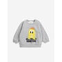 Bobo Choses | Bigtooth Lemon Baby sweatshirt Light Heather Grey