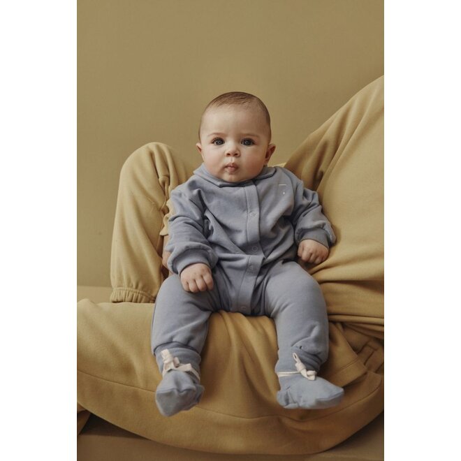 Gray Label | Baby Collar Suit GOTS Stone Grey