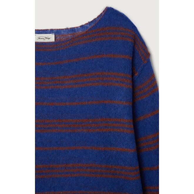 American Vintage | Bodyrow Pull Wave Striped Pecan Melange