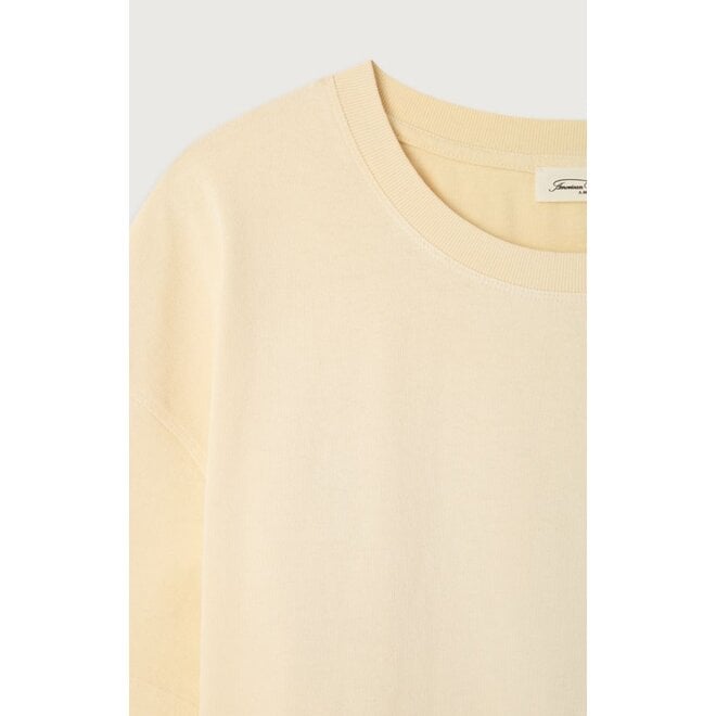 American Vintage | Afoma T-shirt Mc Spray Ecru Vintage