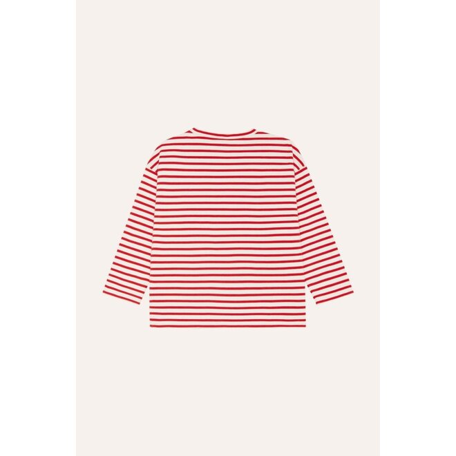The Campamento | Red Stripes Tshirt Red