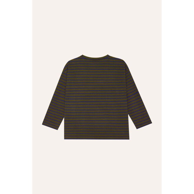 The Campamento | Green Stripes Tshirt Green