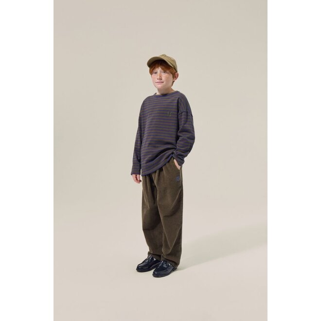 The Campamento | Green Stripes Tshirt Green