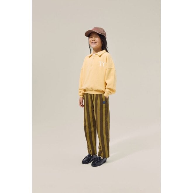 The Campamento | Green Stripes Trousers Green
