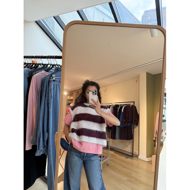 American Vintage | Niby Spencer Cranberry Stripes