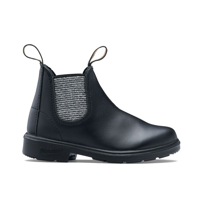 2654 Kids Black/ Silver Boots