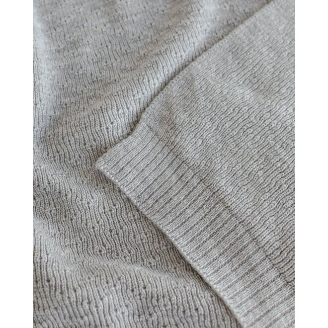 Hvid | Blanket Dora Grey Melange