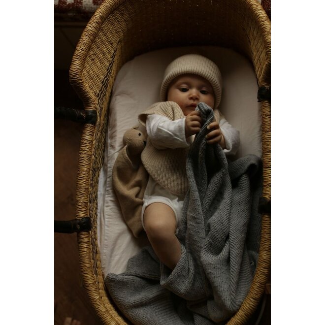 Hvid | Blanket Dora Grey Melange