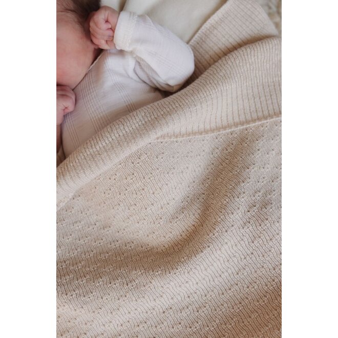Hvid | Blanket Dora Cream