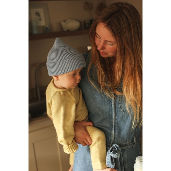 Hvid | Beanie Fonzie Light Blue