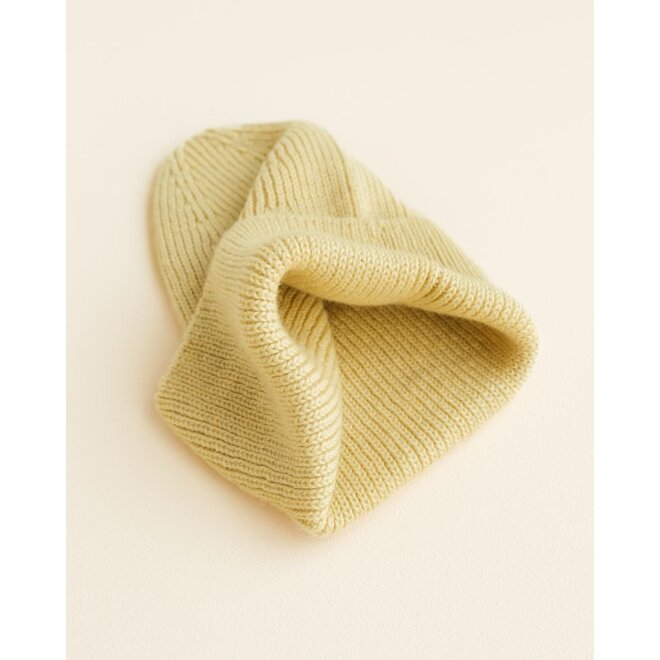 Hvid | Beanie Fonzie Light Yellow