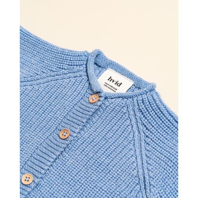 Hvid | Inga Cardigan Light Blue