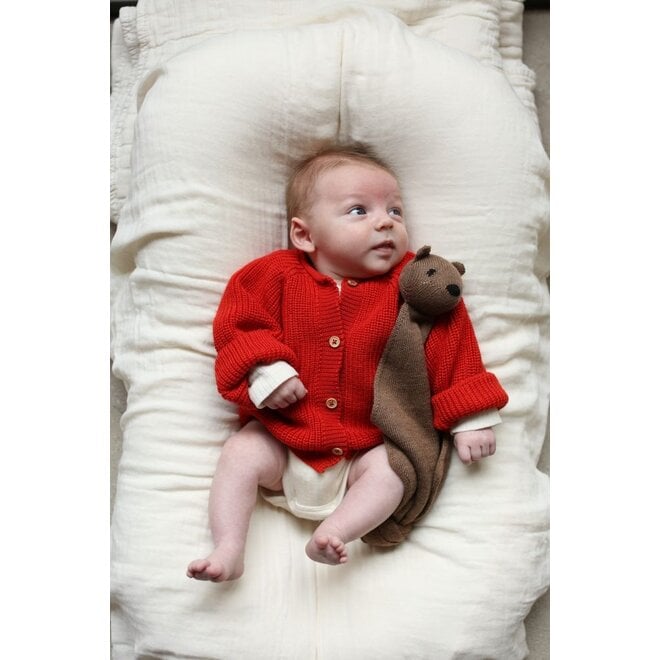 Hvid | Inga Cardigan Red