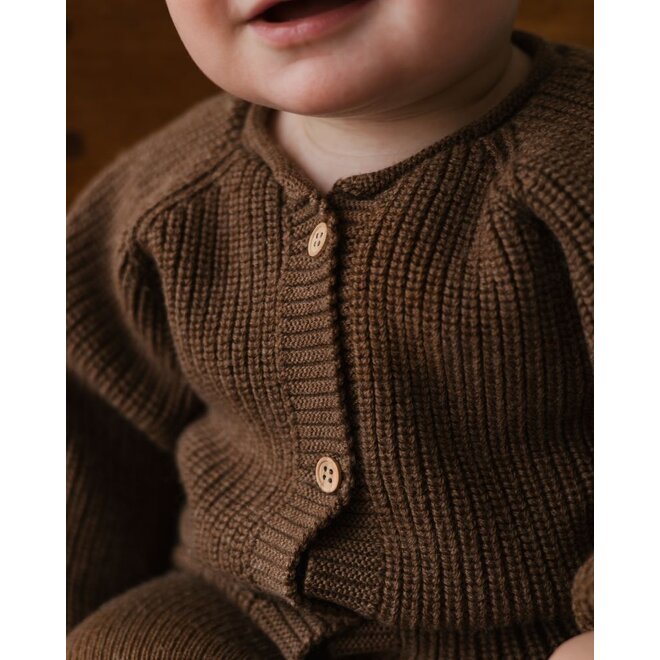 Hvid | Inga Cardigan Mocha