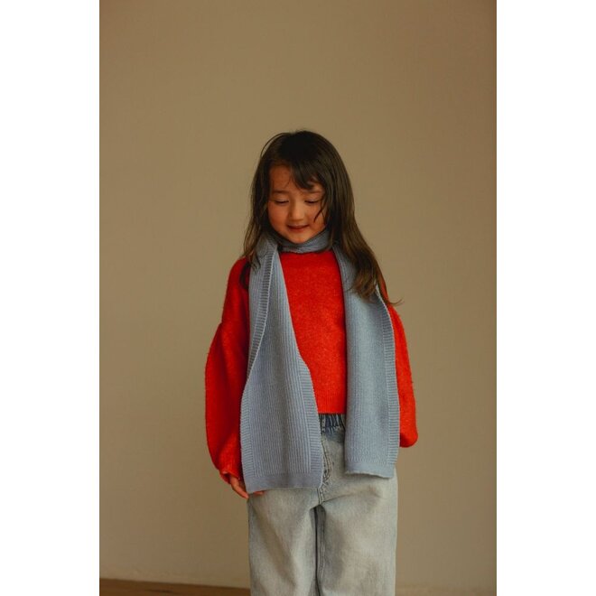 Hvid | Sjaal Gustave Light Blue