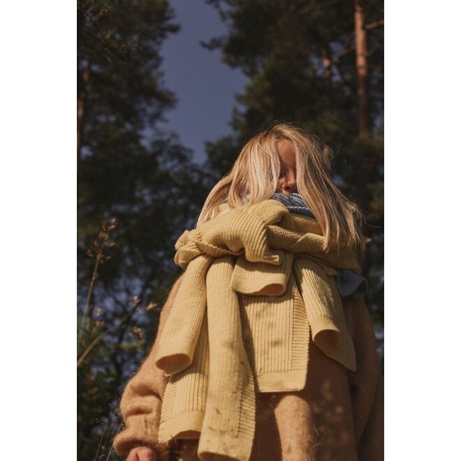 Hvid | Sjaal Gustave Light Yellow