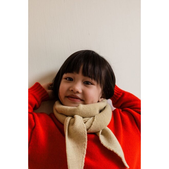 Hvid | Josephina Triangle Sjaal Light Yellow