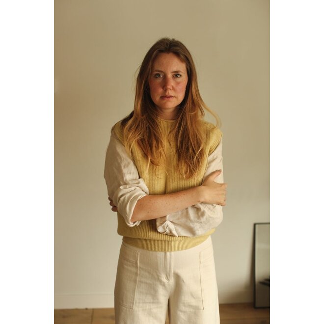 Hvid | Helle Spencer Light Yellow