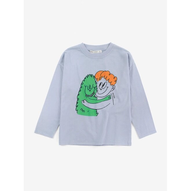 Bobo Choses | Hug Hairy Monster T-Shirt Light Blue