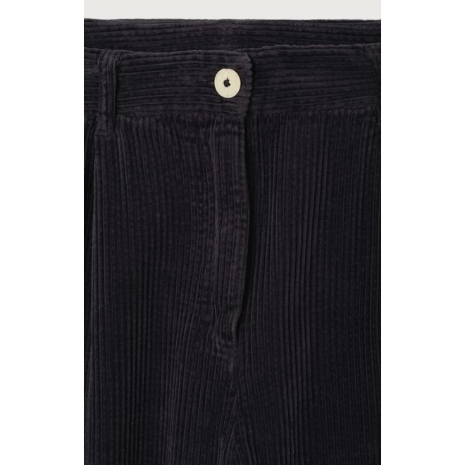 American Vintage | Padow Corduroy Broek Carbone Vintage