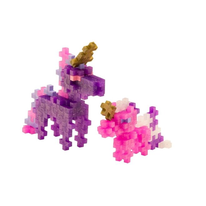 Plus-Plus | Tube Glitter Unicorns (100 pieces)