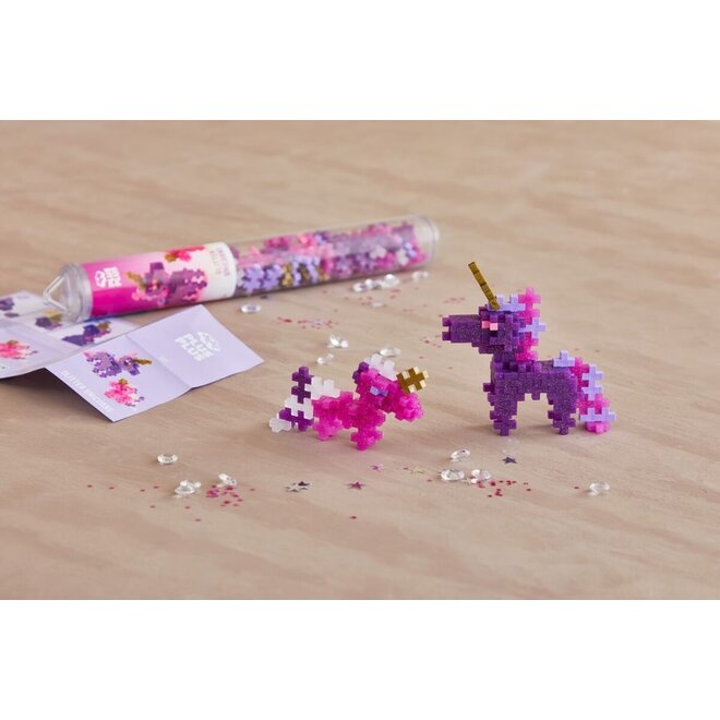 Plus-Plus | Tube Glitter Unicorns (100 pieces)