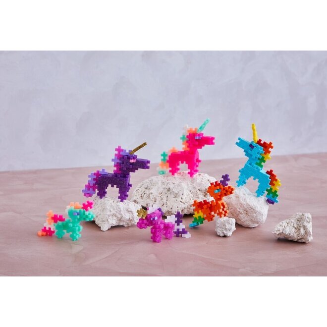 Plus-Plus | Tube Glitter Unicorns (100 pieces)