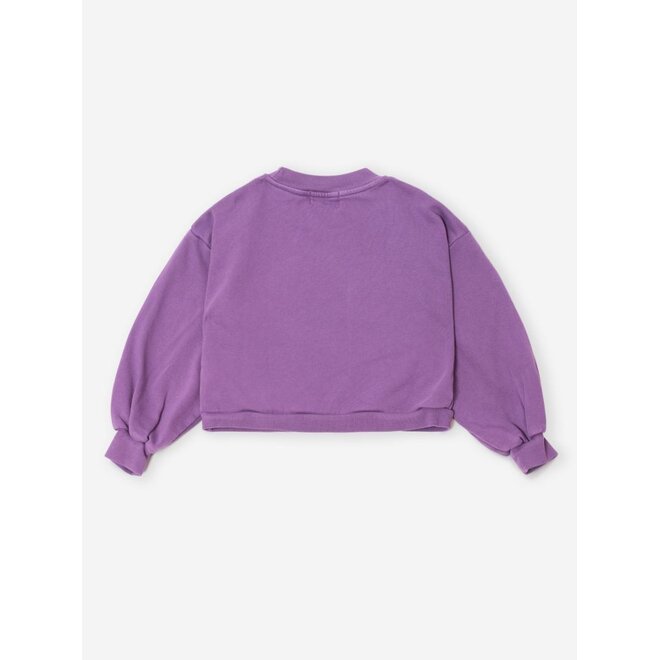 Bobo Choses | Bobo Choses Bolder Cropped Sweatshirt Purple