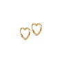 Enamel Copenhagen | Organic Heart Gouden Hoops Small