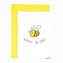Studio Flash | Letterpress Card 'Happy B-day'
