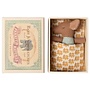 Maileg | Sleepy Wakey Baby Mouse In Matchbox Blue
