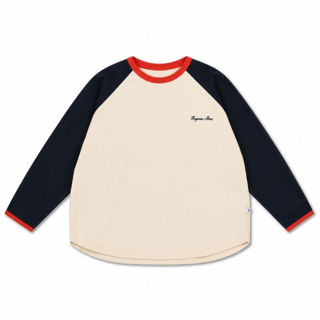 Repose AMS | Raglan Long Sleeve Blue Note Color Block
