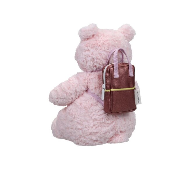 Sticky Lemon | Backpack Mini Sticky Memories Glitter Horse Brown