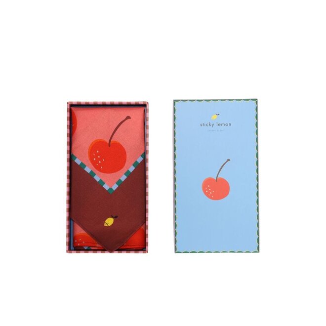 Sticky Lemon | Scarf Sticky Memories Cherries