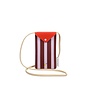 Sticky Lemon | Phone Pouch Sticky Memories Stripes Gustave Lilac + Cherry Red