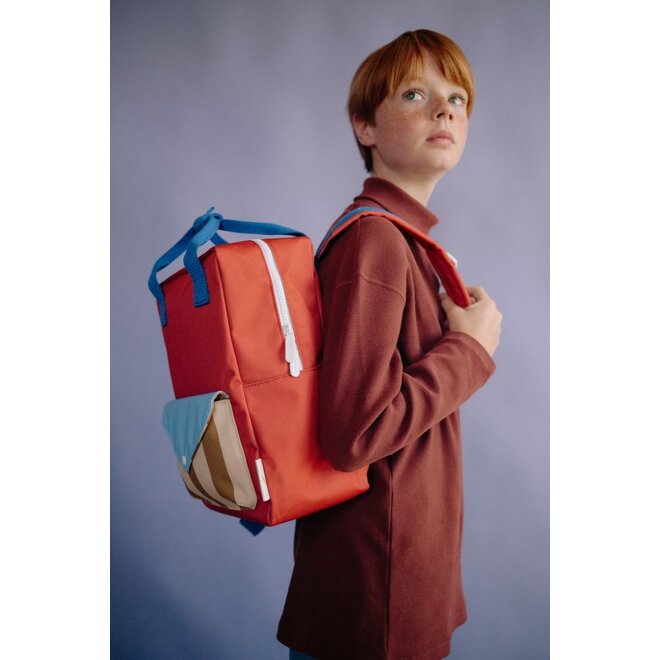 Sticky Lemon | Backpack Medium Sticky Memories Envelope Faded Red