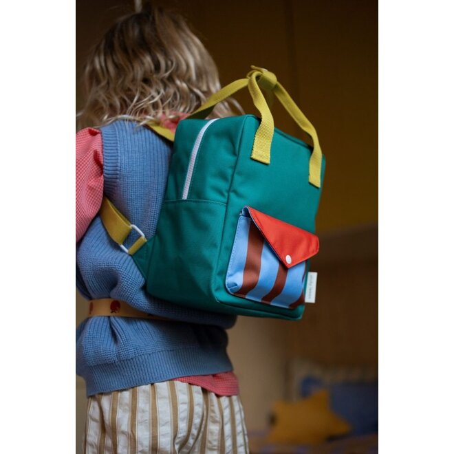 Sticky Lemon | Backpack Small Sticky Memories Envelope Grass Green