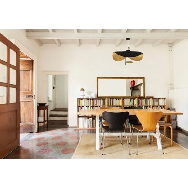 Catellani & Smith Dimbare hanglamp Lederam Manta S1 met geïntegreerd LED