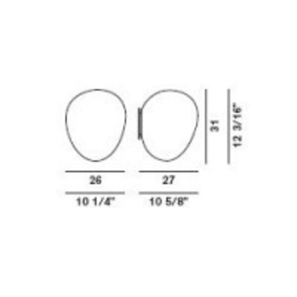 Foscarini Wand-plafondlamp Gregg Medium