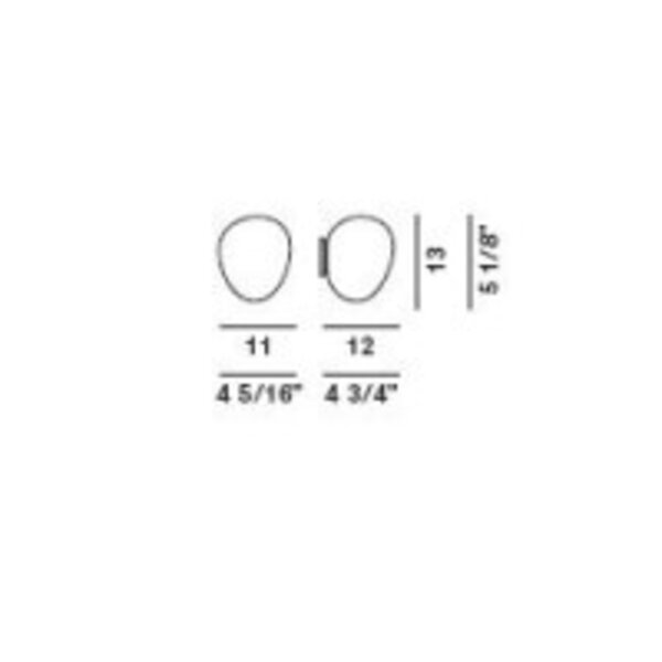 Foscarini Wand-plafondlamp Gregg Small