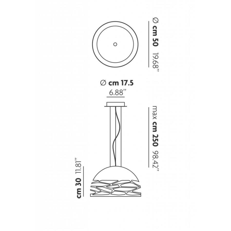 Hanglamp Kelly Small Dome Ø 50 cm