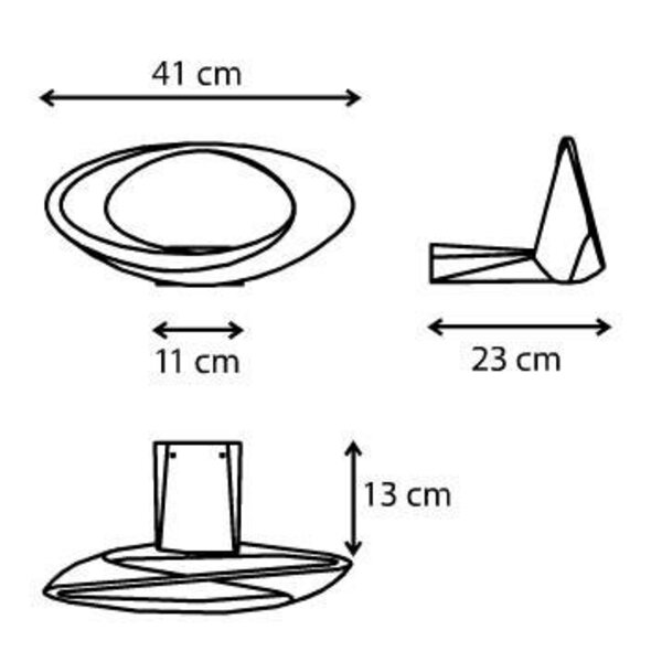 Artemide Dimbare wandlamp Cabildo met geïntegreerde LED